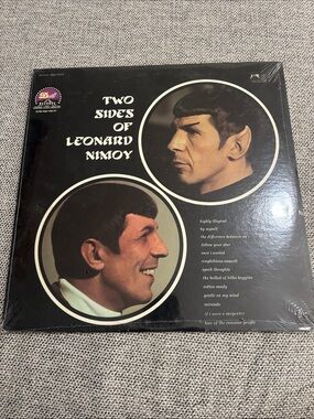 Two Sides of Leonard Nimoy Vinyl Record - Black